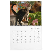 Portrait d'un calendrier de chat - HAMbyWG (Feb 2026)