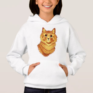 Portrait d'un chat orange par Louis Wain