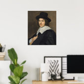 Portrait d'un homme - Frans Hals Poster d'art (Bureau à domicile)
