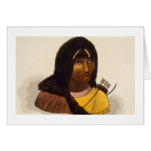 Portrait d'un Indien en pierre, de 'récit d'un J