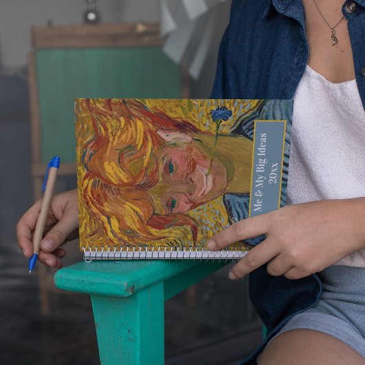 Portrait d'un jeune homme avec Cornflower, Van Gog