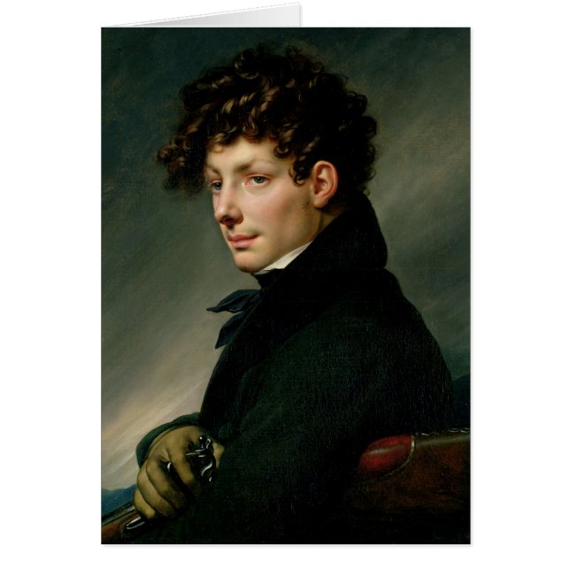 Portrait d'un jeune homme en tant que chasseur, (Devant)