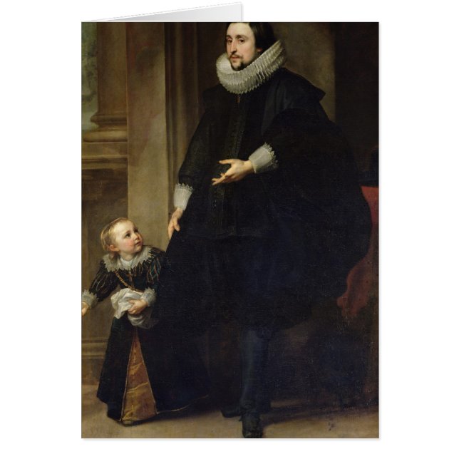 Portrait d'un noble et de son enfant (Devant)