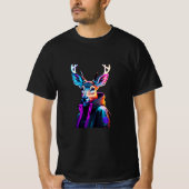 portrait d'un T-shirt cerf (Devant)