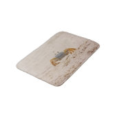 Portrait d'un tapis de bain de crabe de fantôme (Angle)