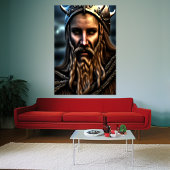 Portrait d'un viking suédois | AI Art Poster