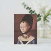 Portrait d'une carte postale de jeune fille (Debout devant)