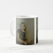 Portrait d'une jeune fille avec une Mug de Fleur B (Devant gauche)