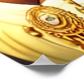 Portrait d'une princesse africaine | AI Art Poster (Coin)