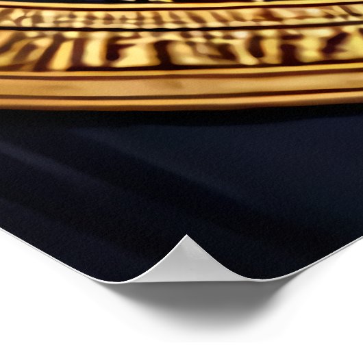 Portrait d'une reine africaine | AI Art Poster (Coin)