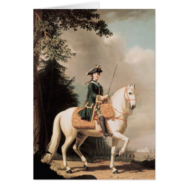 Portrait équestre de Catherine II (Devant)