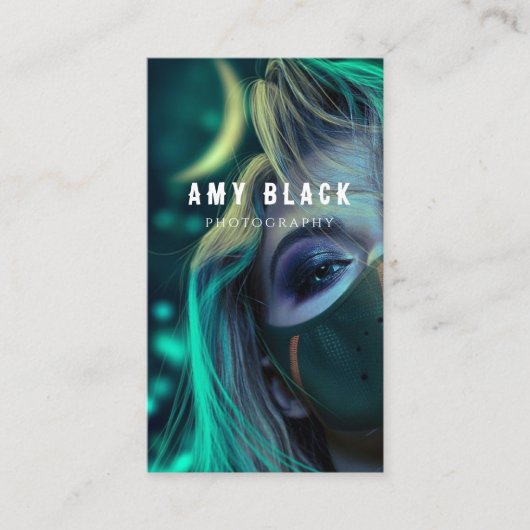 Portrait Femme Carte de visite de photographie fém (Devant)