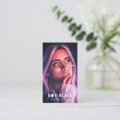 Portrait Femme Carte de visite de photographie fém (Debout devant)