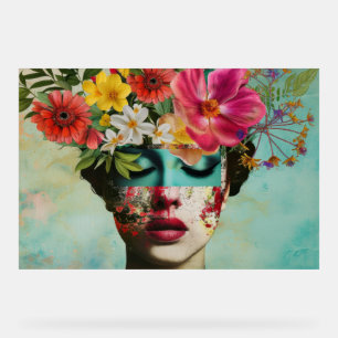 Portrait Floral Vintage