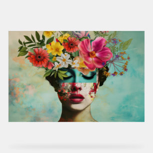 Portrait Floral Vintage