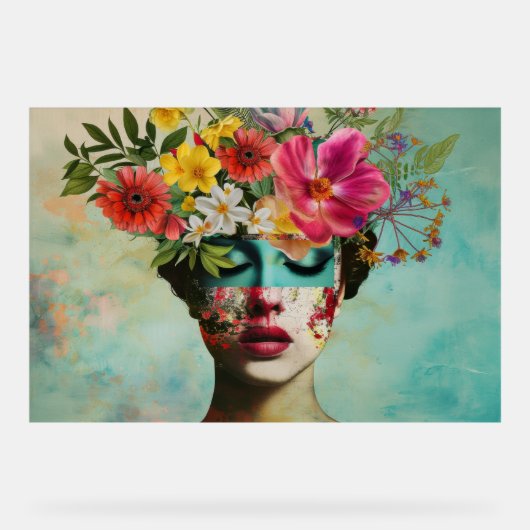 Portrait Floral Vintage (Recto)
