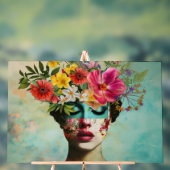 Portrait Floral Vintage (Neutre)