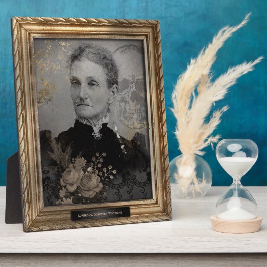 Portrait hanté | Plaque | Vieille Femme (Côté)