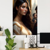 Portrait - Impression d'art en toile (Bureau à domicile)