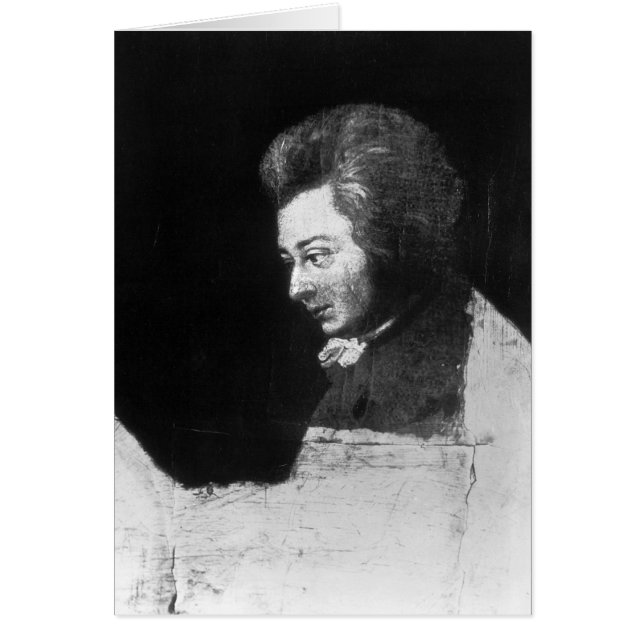 Portrait inachevé de Wolfgang Amadeus Mozart (Devant)