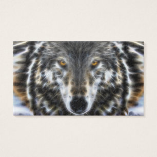 Portrait inspiré de loup de région boisée