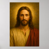 Portrait Jésus Christ #1™ Poster d'art mural LDS (Devant)