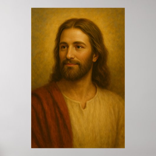Portrait Jésus Christ #2™ Poster d'art mural LDS (Devant)