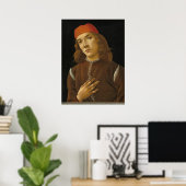 Portrait Jeunesse - Sandro Botticelli Poster d'Art (Bureau à domicile)