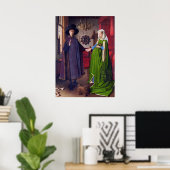Portrait mariage par Jan Van Eyck - Poster Art (Bureau à domicile)