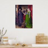 Portrait mariage par Jan Van Eyck - Poster Art (Cuisine)