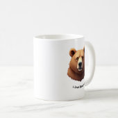 Portrait of a brown bear coffee mug (Devant droit)