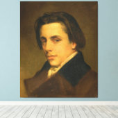 Portrait Of A Man Canvas Afdruk (Insitu (Houten vloer))