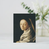 Portrait of a Young Woman, c.1663-65 Briefkaart (Staand voorkant)