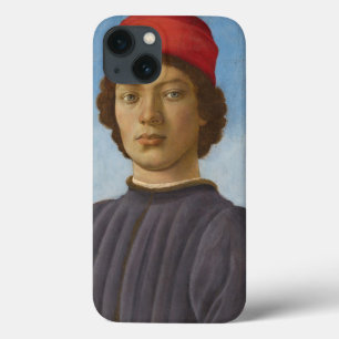 Portrait of a Youth, c.1485 (oil & tempera) iPhone 13 Hoesje