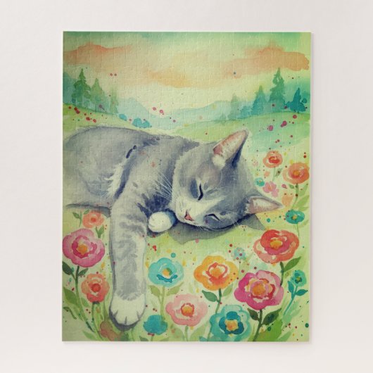 Portrait of Cat Puzzle (Vertical)