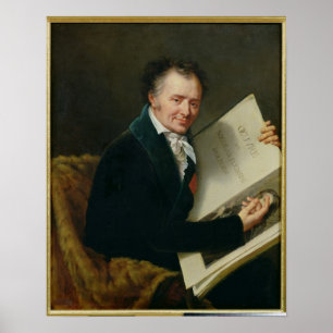 Portrait of Dominique Vivant Baron Denon, 1808 Poster