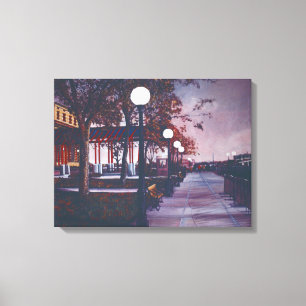 Portrait of Freedom, Ellis Island, Verenigde State Canvas Afdruk