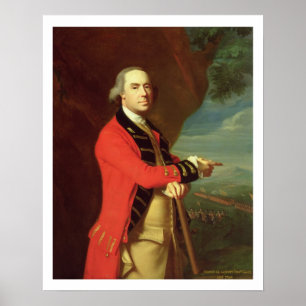 Portrait of General Thomas Gage, c.1768 (olie op c Poster