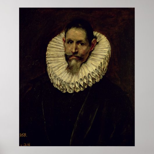 Portrait of Jeronimo de Cevallos, c.1610 Poster (Voorkant)