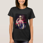 Portrait of Marie Antoinette with Sunglasses quote T-shirt (Voorkant)