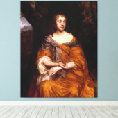 Portrait of Miss Wharton (1660) Canvas Afdruk (Insitu (Houten vloer))