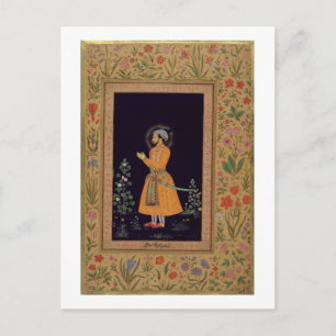 Portrait of Shah Jahan (1592-1666) Mughal, c.1632 Briefkaart