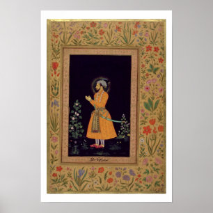 Portrait of Shah Jahan (1592-1666) Mughal, c.1632 Poster