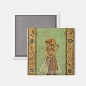 Portrait of Shah Jahan, 1631, Mughal Magneet (Voorkant / Achterkant)