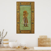Portrait of Shah Jahan, 1631, Mughal Poster (Keuken)