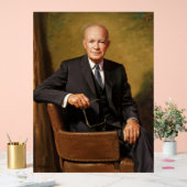 Portrait officiel de Dwight Eisenhower à la Maison (Mariage)