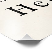 Portrait Photo Impression personnalisée Poster Pap (Coin)