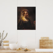 Portrait - Poster de Rembrandt Fine Art (Cuisine)