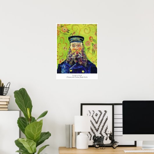 Portrait Postman Joseph Roulin Vincent van Gogh Poster (Thuiskantoor)