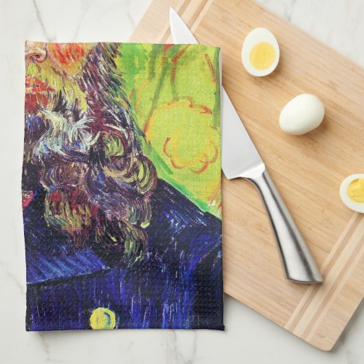 Portrait Postman Joseph Roulin Vincent van Gogh Theedoek (Quarter Fold)